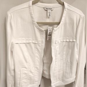 Denim Jacket-White